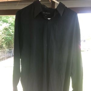 Black men’s button down